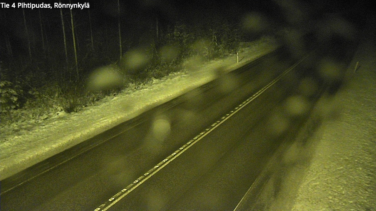 Weather Camera Image Väg 4 Pihtipudas, Rönnynkylä, Pihtipudas, Keski-Suomi
