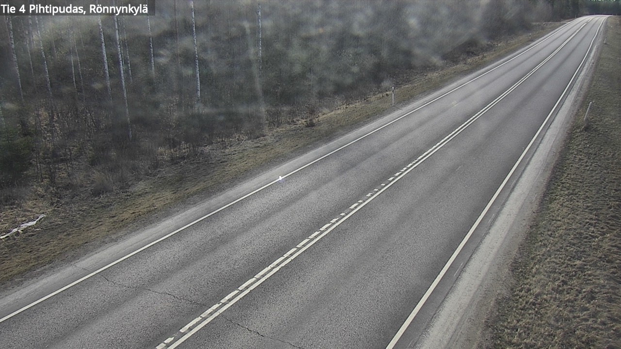 Weather Camera Image Road 4 Pihtipudas, Rönnynkylä, Pihtipudas, Keski-Suomi