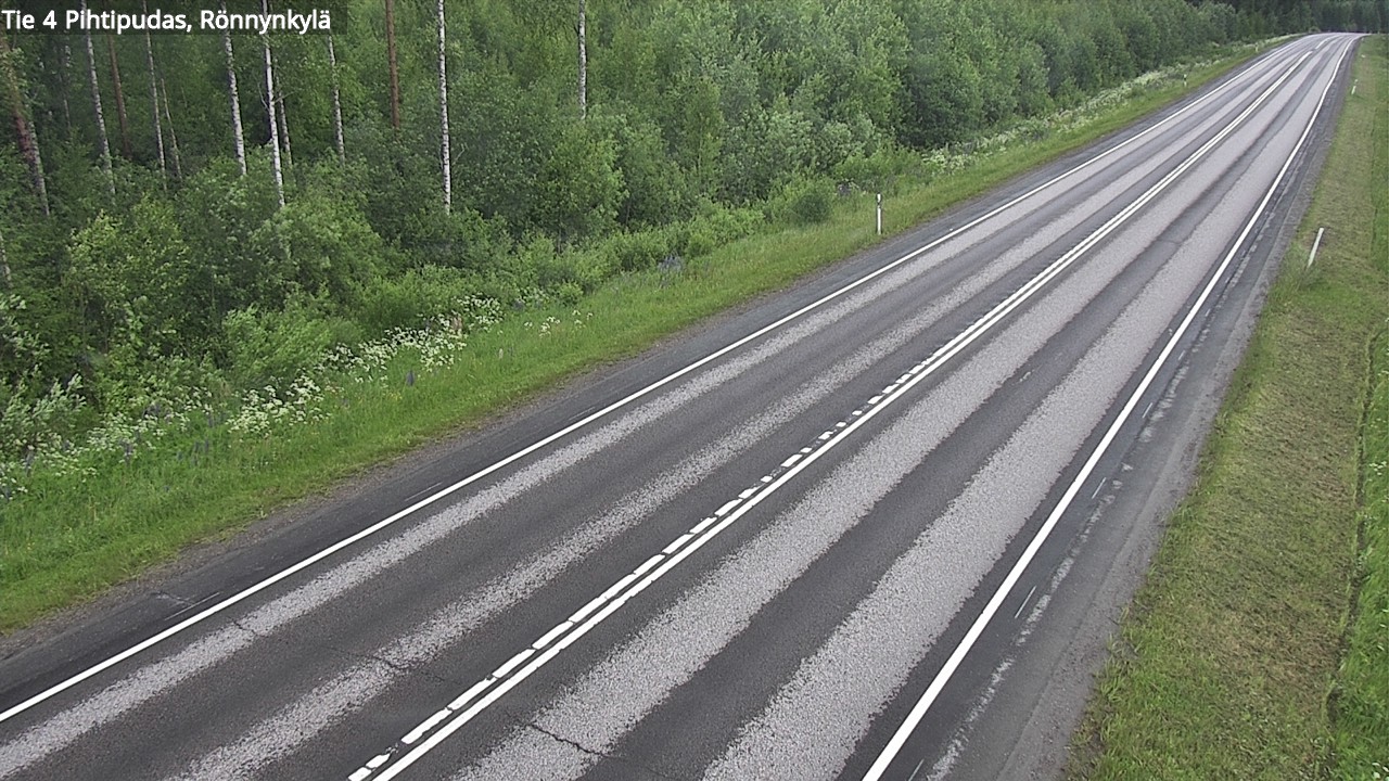 Weather Camera Image Road 4 Pihtipudas, Rönnynkylä, Pihtipudas, Keski-Suomi