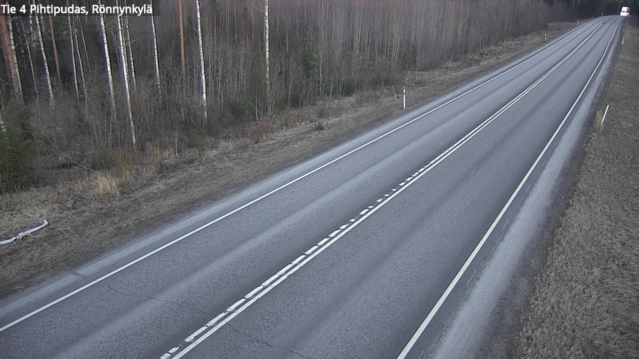 Weather Camera Image Väg 4 Pihtipudas, Rönnynkylä, Pihtipudas, Keski-Suomi