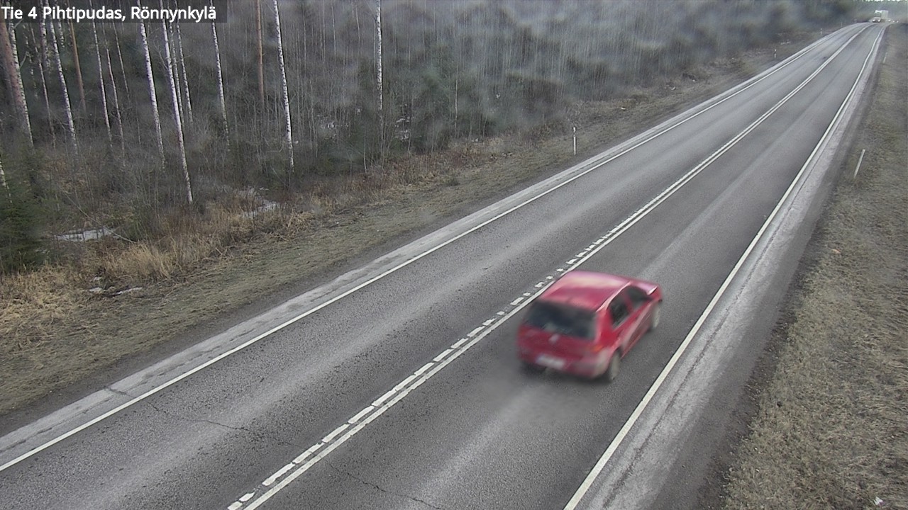 Weather Camera Image Road 4 Pihtipudas, Rönnynkylä, Pihtipudas, Keski-Suomi