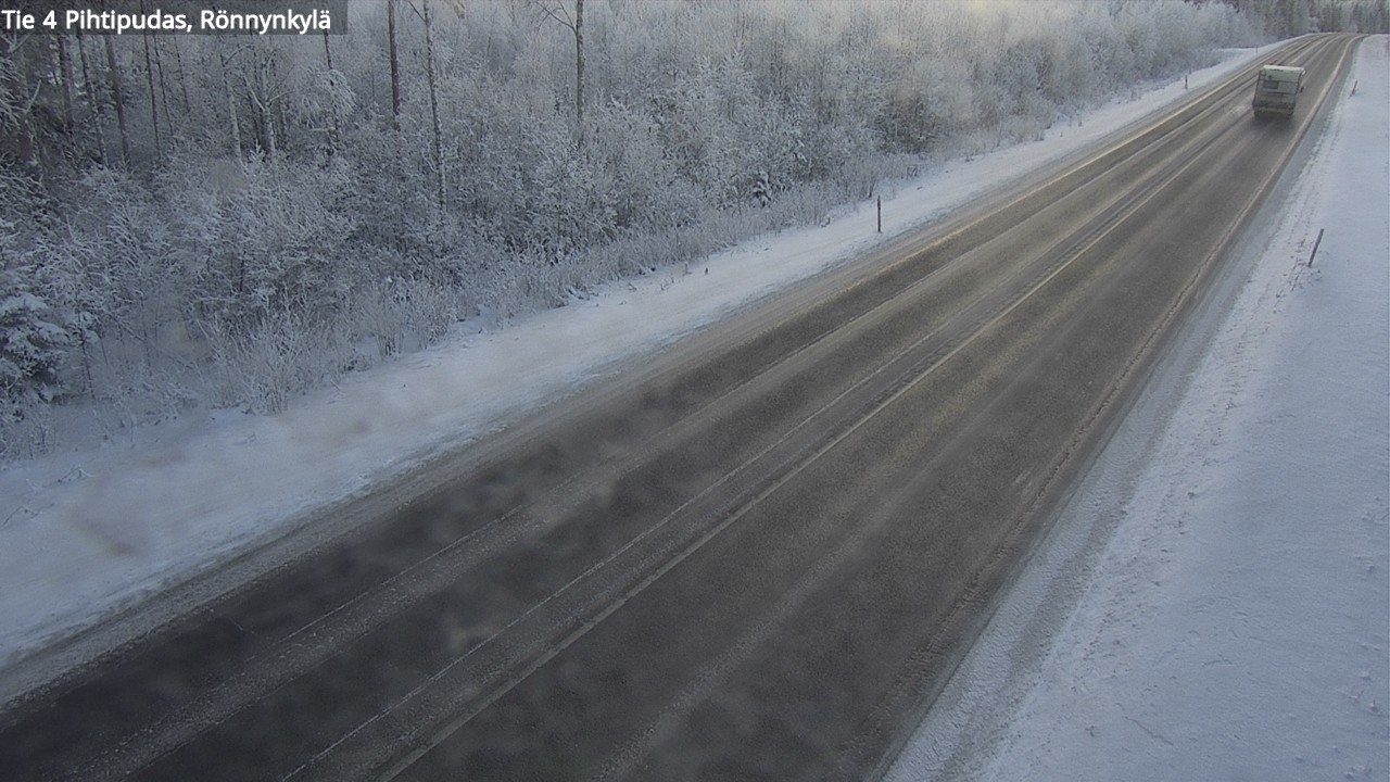 Weather Camera Image Väg 4 Pihtipudas, Rönnynkylä, Pihtipudas, Keski-Suomi