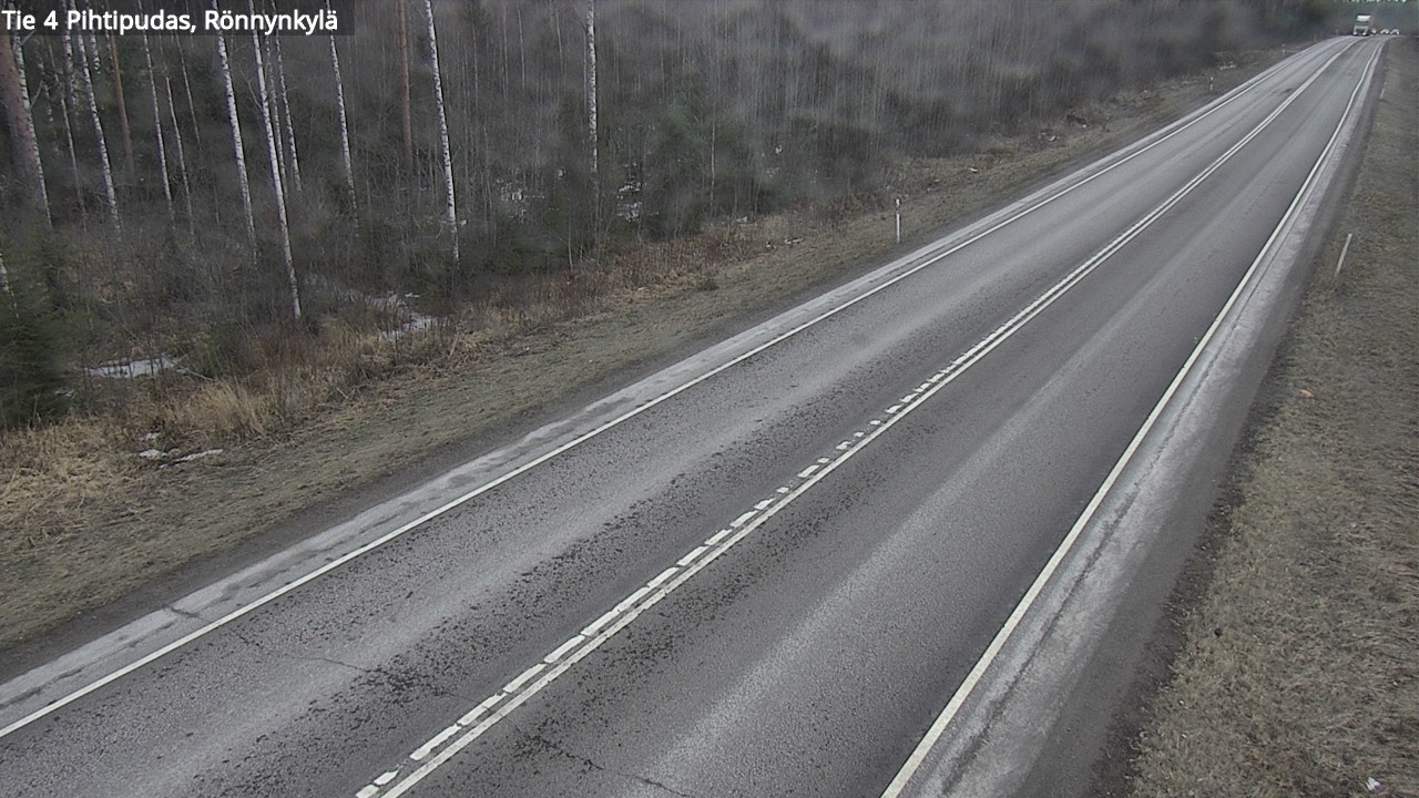 Weather Camera Image Road 4 Pihtipudas, Rönnynkylä, Pihtipudas, Keski-Suomi