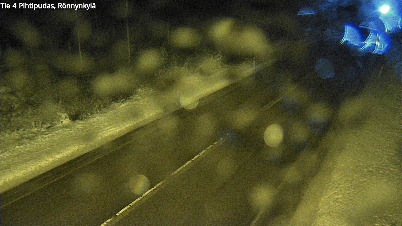 Weather Camera Image Väg 4 Pihtipudas, Rönnynkylä, Pihtipudas, Keski-Suomi