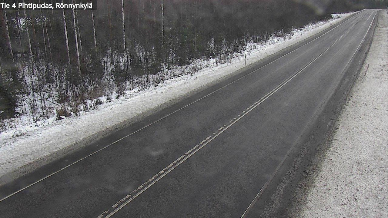 Weather Camera Image Road 4 Pihtipudas, Rönnynkylä, Pihtipudas, Keski-Suomi