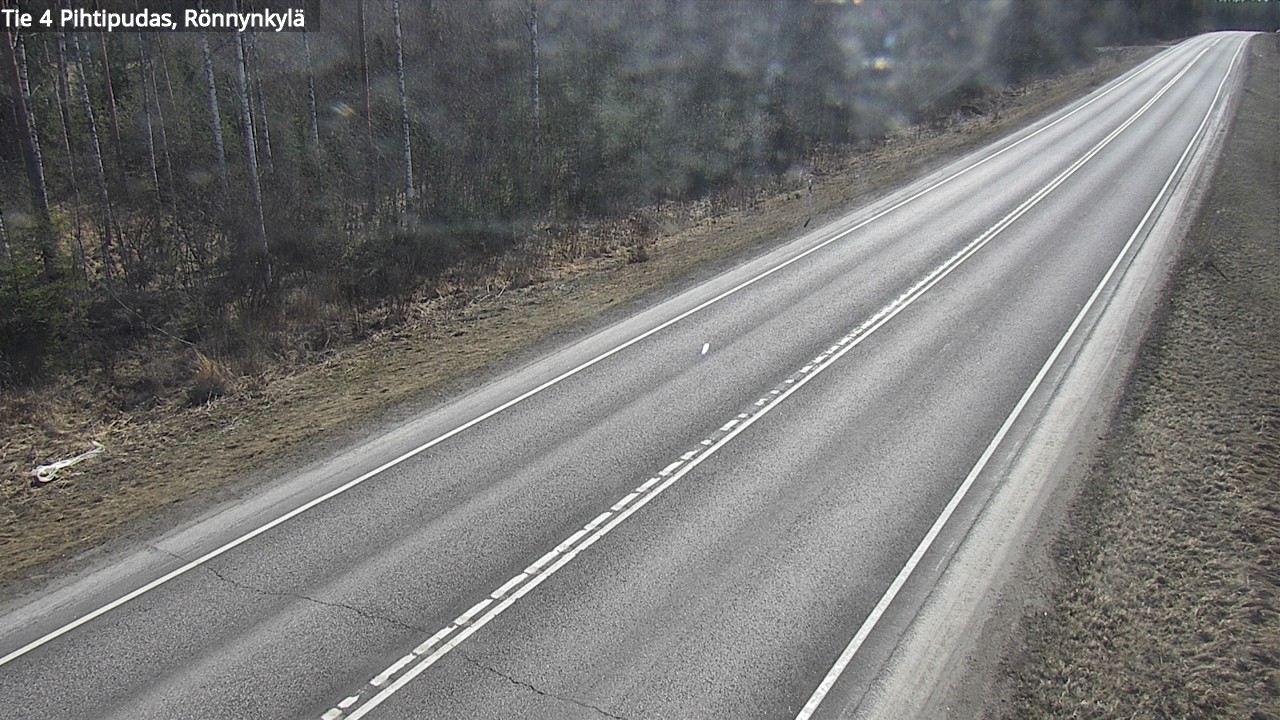 Weather Camera Image Väg 4 Pihtipudas, Rönnynkylä, Pihtipudas, Keski-Suomi