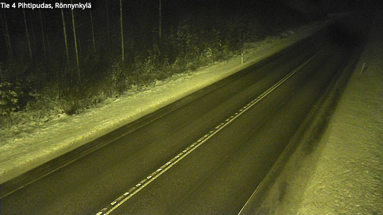 Weather Camera Image Väg 4 Pihtipudas, Rönnynkylä, Pihtipudas, Keski-Suomi