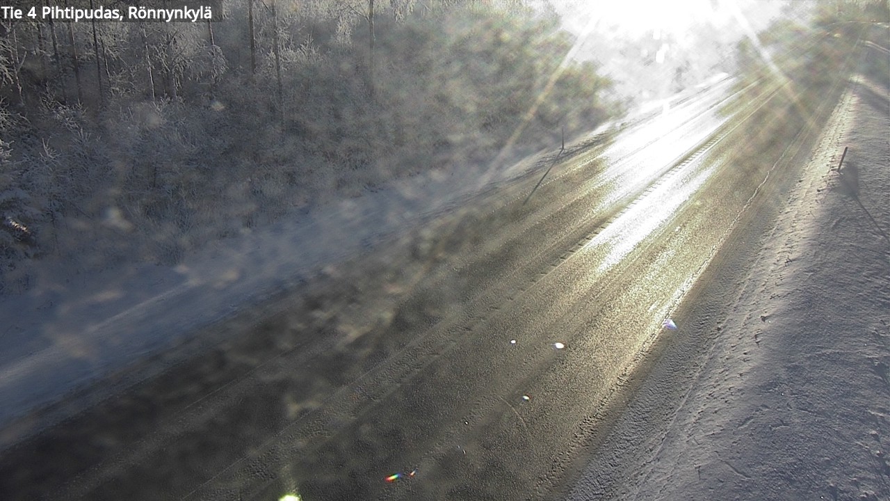 Weather Camera Image Väg 4 Pihtipudas, Rönnynkylä, Pihtipudas, Keski-Suomi