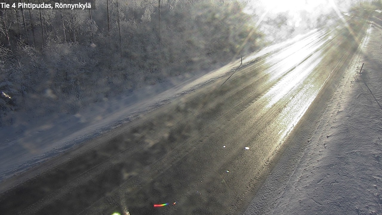 Weather Camera Image Väg 4 Pihtipudas, Rönnynkylä, Pihtipudas, Keski-Suomi