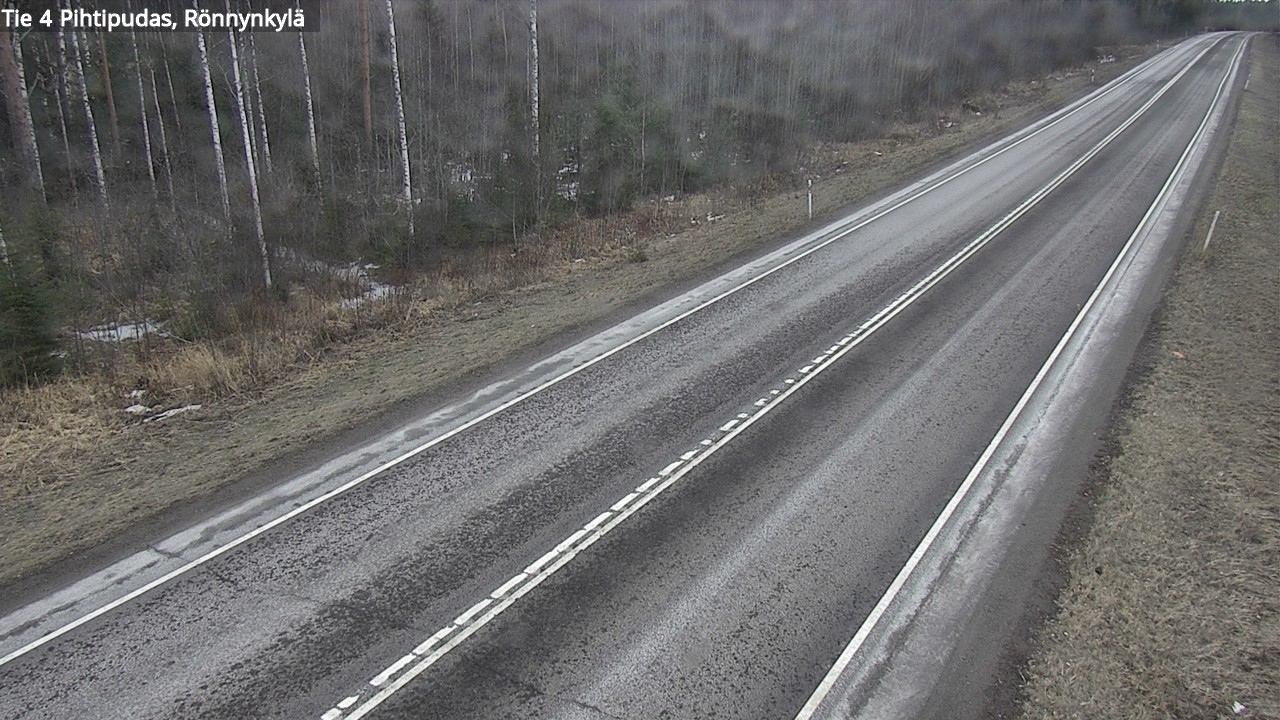 Weather Camera Image Road 4 Pihtipudas, Rönnynkylä, Pihtipudas, Keski-Suomi