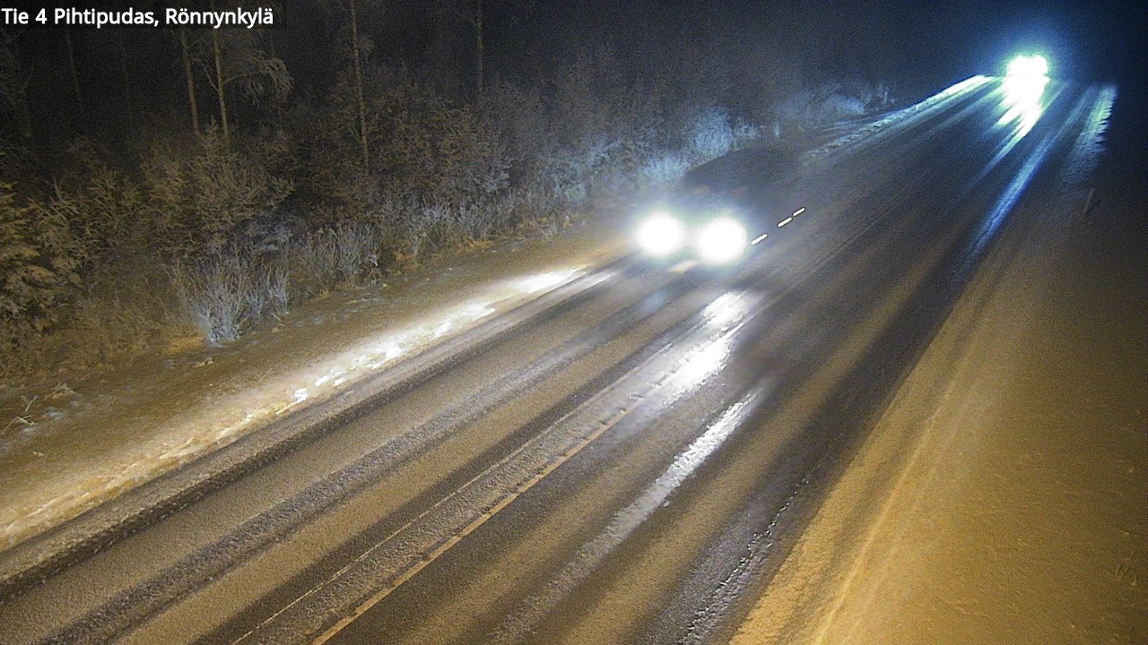 Weather Camera Image Väg 4 Pihtipudas, Rönnynkylä, Pihtipudas, Keski-Suomi