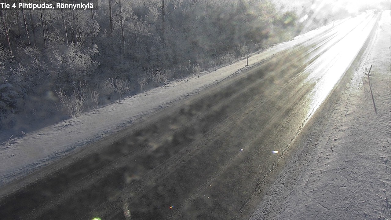Weather Camera Image Väg 4 Pihtipudas, Rönnynkylä, Pihtipudas, Keski-Suomi