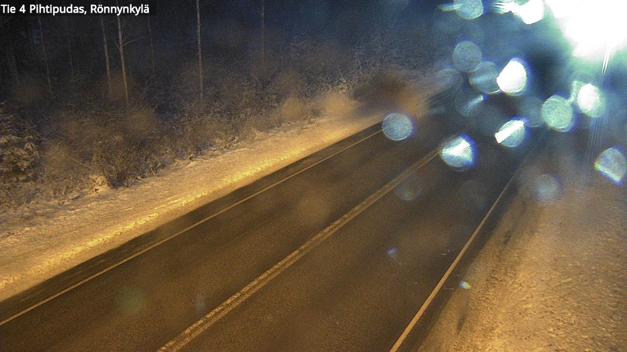 Weather Camera Image Väg 4 Pihtipudas, Rönnynkylä, Pihtipudas, Keski-Suomi