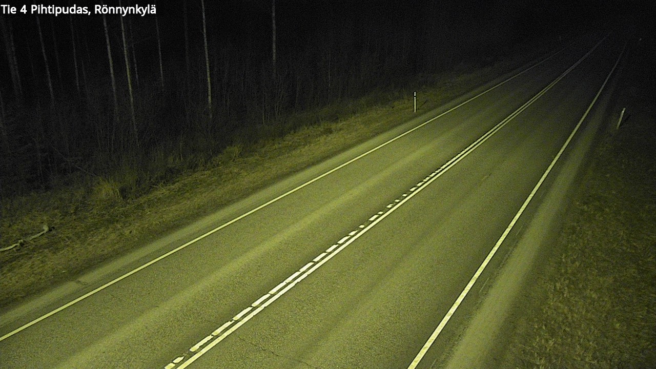 Weather Camera Image Road 4 Pihtipudas, Rönnynkylä, Pihtipudas, Keski-Suomi