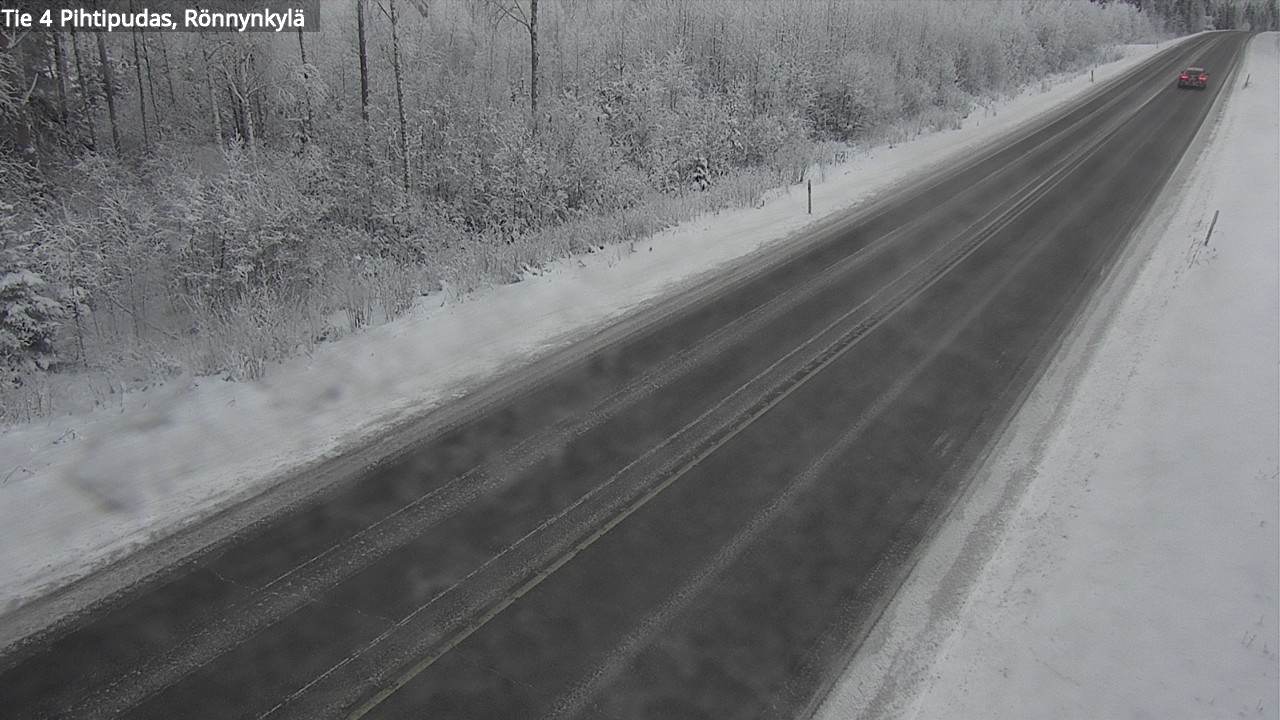 Weather Camera Image Väg 4 Pihtipudas, Rönnynkylä, Pihtipudas, Keski-Suomi