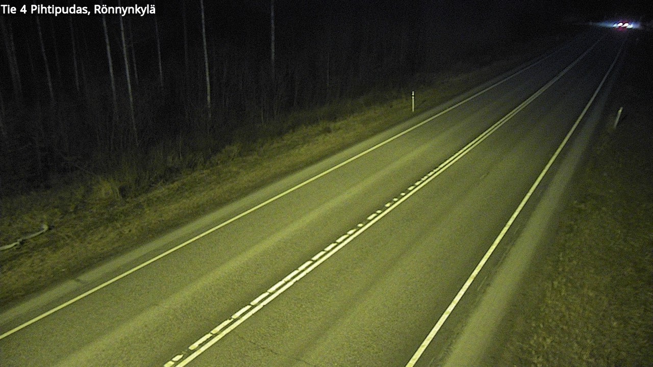 Weather Camera Image Väg 4 Pihtipudas, Rönnynkylä, Pihtipudas, Keski-Suomi