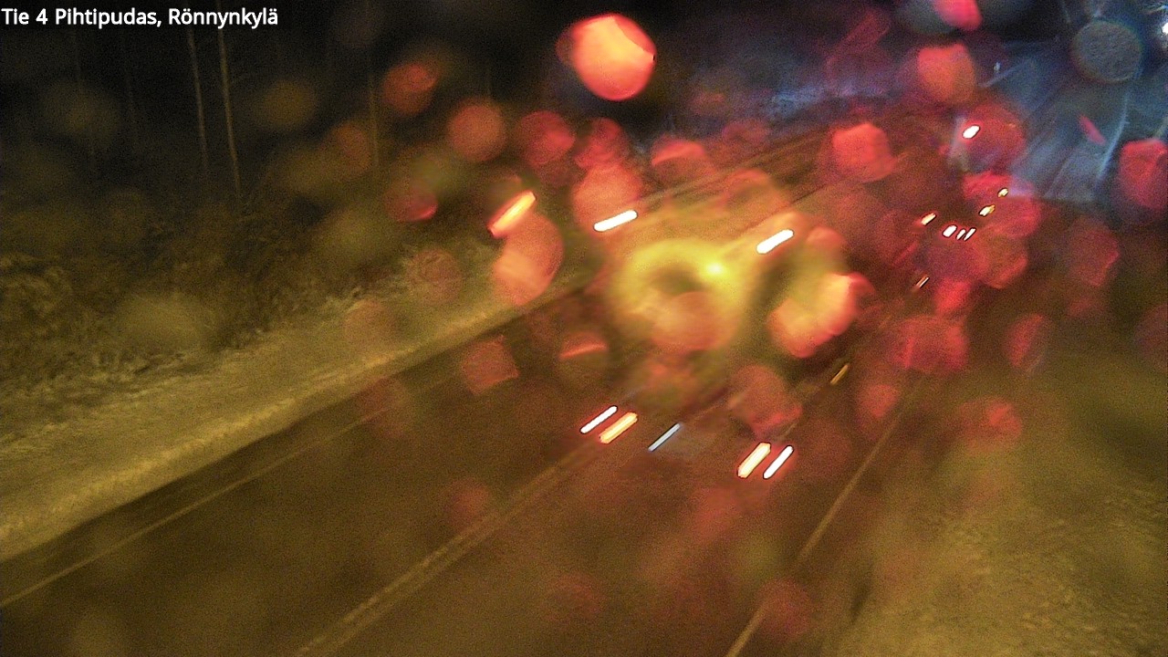 Weather Camera Image Väg 4 Pihtipudas, Rönnynkylä, Pihtipudas, Keski-Suomi