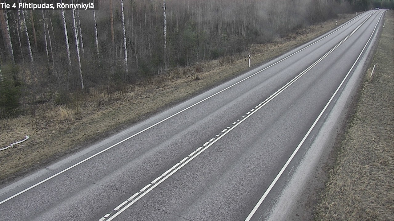 Weather Camera Image Road 4 Pihtipudas, Rönnynkylä, Pihtipudas, Keski-Suomi