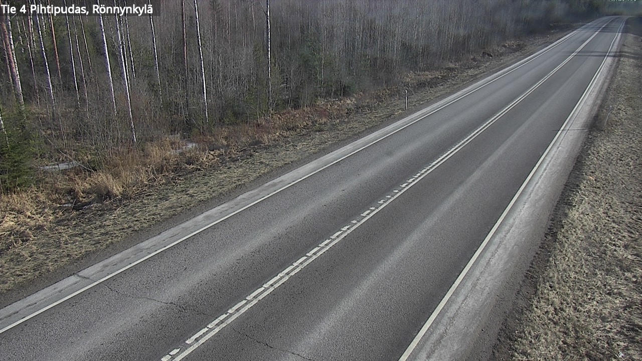 Weather Camera Image Road 4 Pihtipudas, Rönnynkylä, Pihtipudas, Keski-Suomi