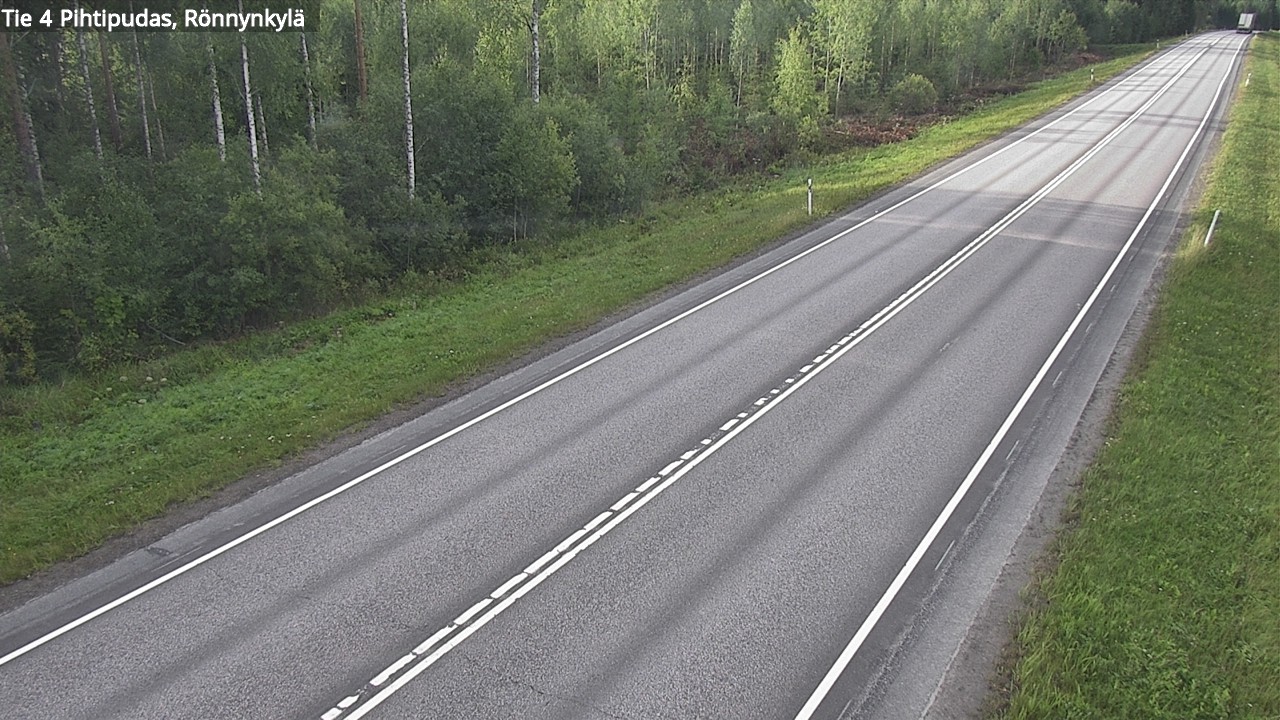 Weather Camera Image Road 4 Pihtipudas, Rönnynkylä, Pihtipudas, Keski-Suomi