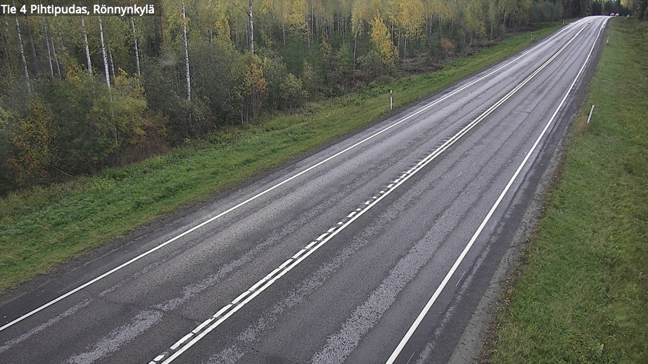 Weather Camera Image Road 4 Pihtipudas, Rönnynkylä, Pihtipudas, Keski-Suomi