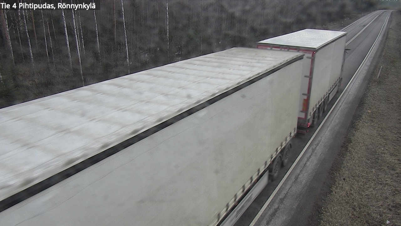 Weather Camera Image Road 4 Pihtipudas, Rönnynkylä, Pihtipudas, Keski-Suomi