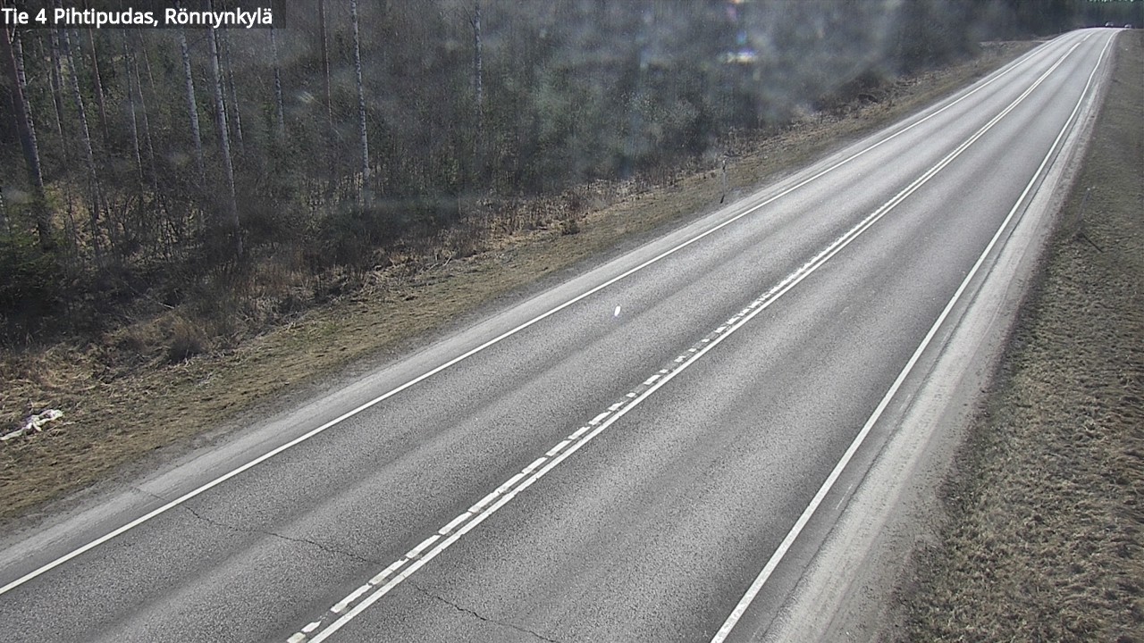 Weather Camera Image Road 4 Pihtipudas, Rönnynkylä, Pihtipudas, Keski-Suomi