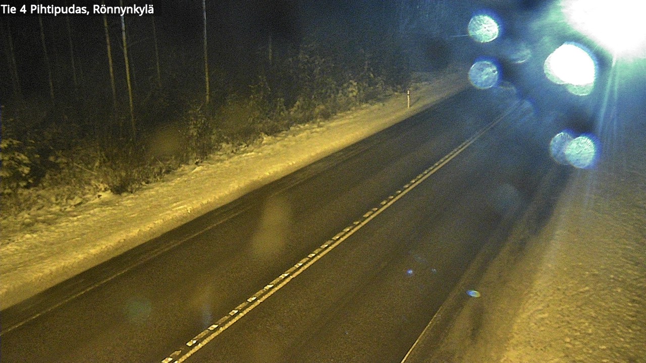 Weather Camera Image Väg 4 Pihtipudas, Rönnynkylä, Pihtipudas, Keski-Suomi
