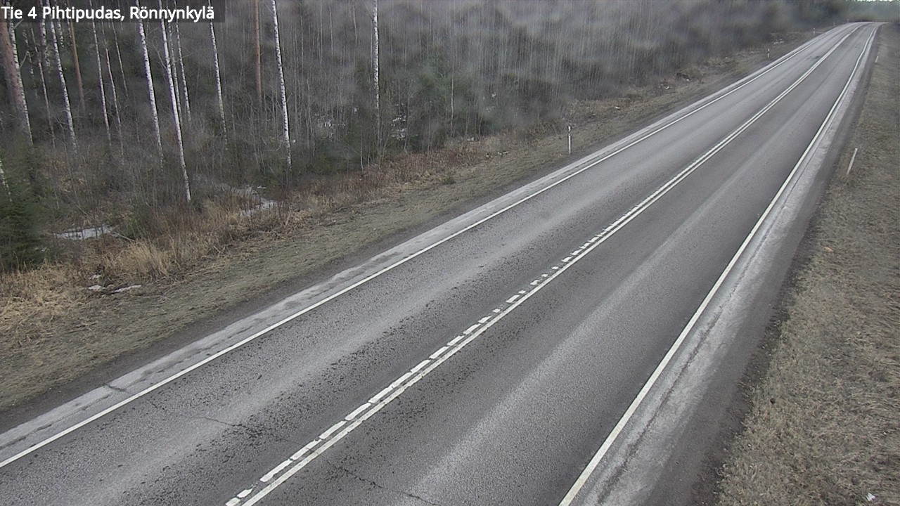 Weather Camera Image Road 4 Pihtipudas, Rönnynkylä, Pihtipudas, Keski-Suomi