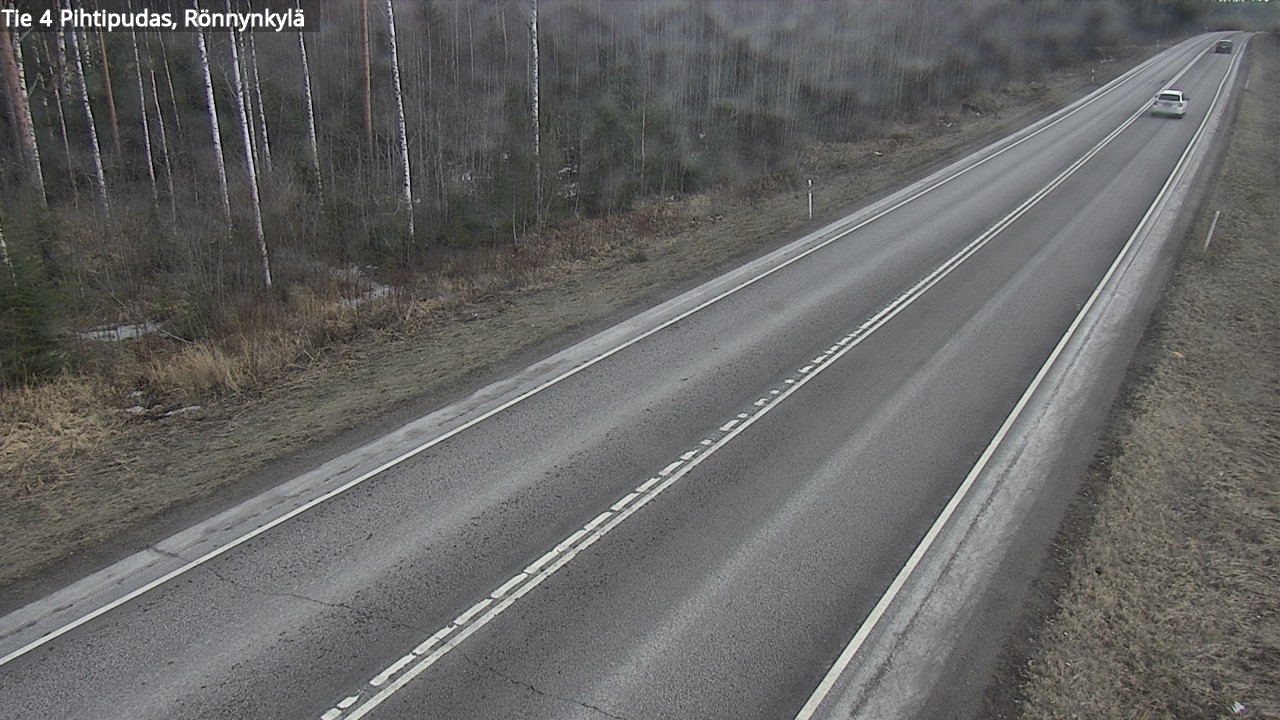 Weather Camera Image Road 4 Pihtipudas, Rönnynkylä, Pihtipudas, Keski-Suomi