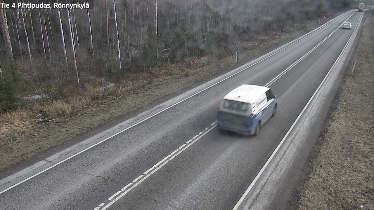 Weather Camera Image Road 4 Pihtipudas, Rönnynkylä, Pihtipudas, Keski-Suomi