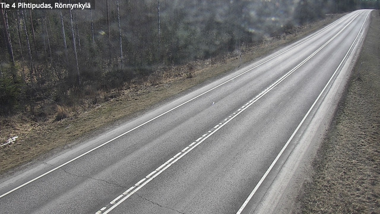 Weather Camera Image Road 4 Pihtipudas, Rönnynkylä, Pihtipudas, Keski-Suomi