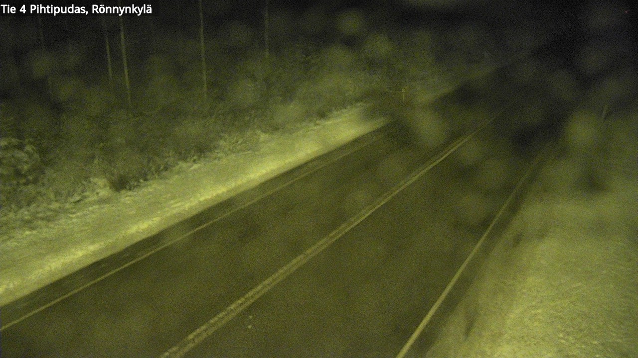 Weather Camera Image Väg 4 Pihtipudas, Rönnynkylä, Pihtipudas, Keski-Suomi