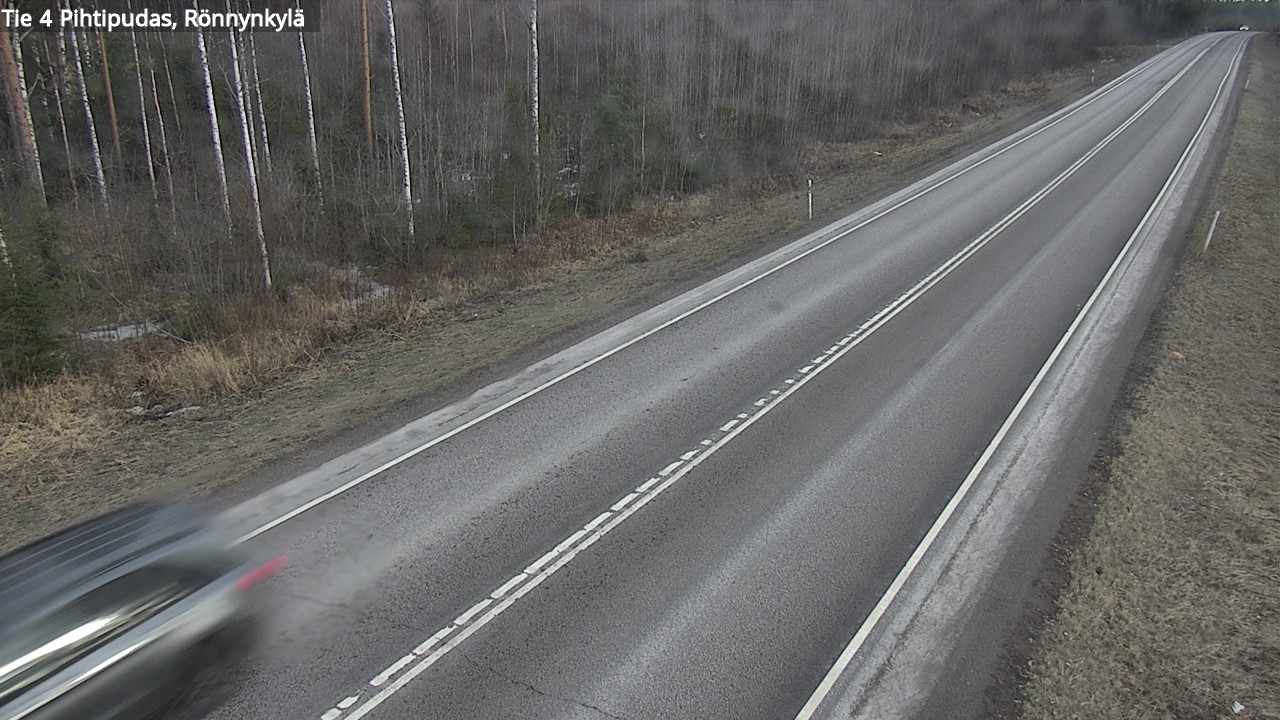 Weather Camera Image Road 4 Pihtipudas, Rönnynkylä, Pihtipudas, Keski-Suomi
