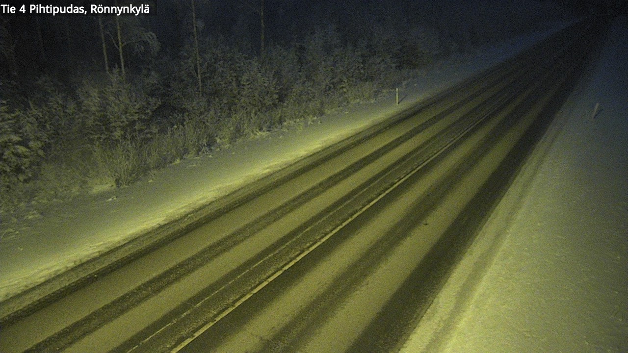 Weather Camera Image Road 4 Pihtipudas, Rönnynkylä, Pihtipudas, Keski-Suomi