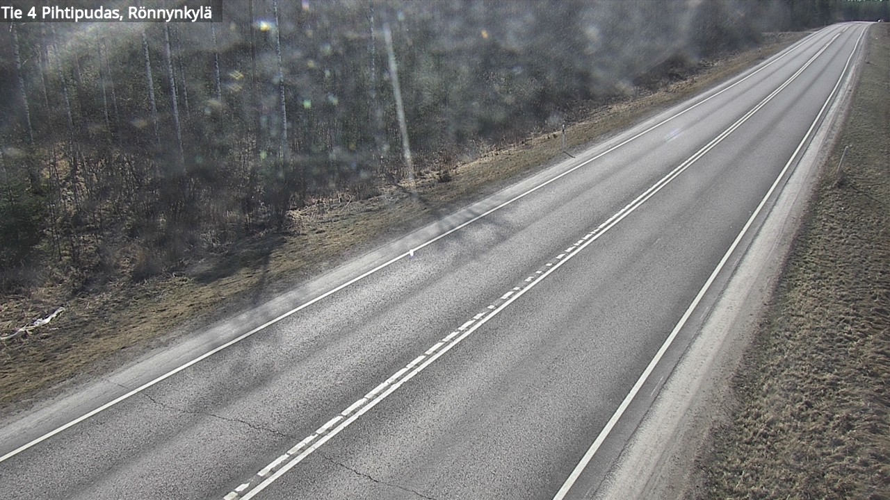 Weather Camera Image Road 4 Pihtipudas, Rönnynkylä, Pihtipudas, Keski-Suomi