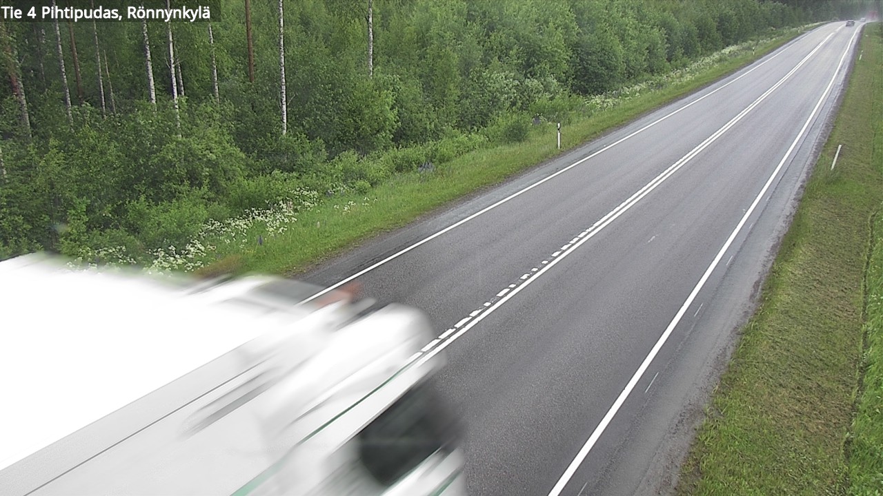 Weather Camera Image Road 4 Pihtipudas, Rönnynkylä, Pihtipudas, Keski-Suomi