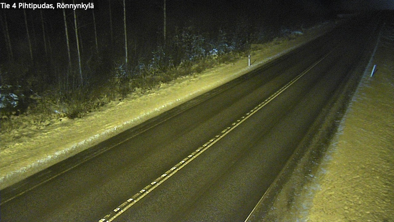 Weather Camera Image Väg 4 Pihtipudas, Rönnynkylä, Pihtipudas, Keski-Suomi