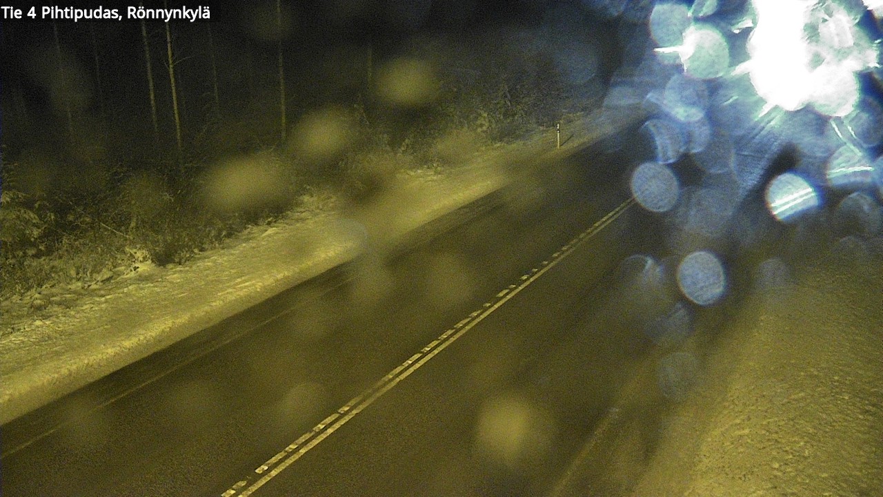 Weather Camera Image Väg 4 Pihtipudas, Rönnynkylä, Pihtipudas, Keski-Suomi
