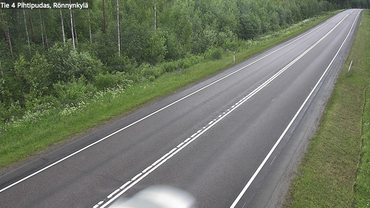 Weather Camera Image Road 4 Pihtipudas, Rönnynkylä, Pihtipudas, Keski-Suomi