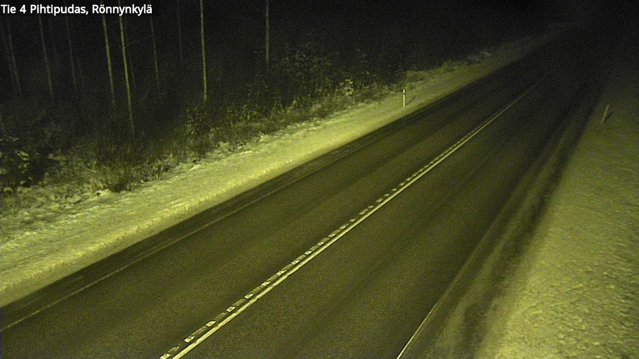 Weather Camera Image Väg 4 Pihtipudas, Rönnynkylä, Pihtipudas, Keski-Suomi