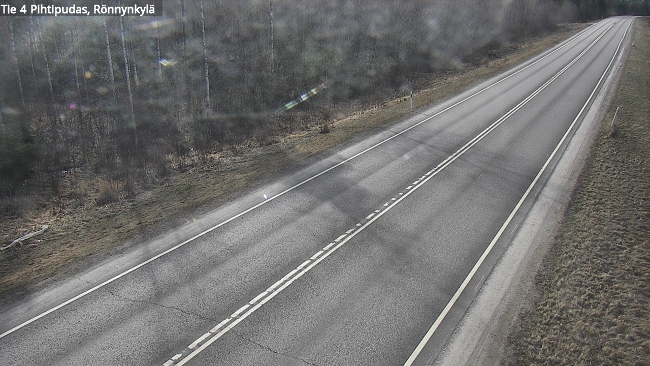 Weather Camera Image Road 4 Pihtipudas, Rönnynkylä, Pihtipudas, Keski-Suomi
