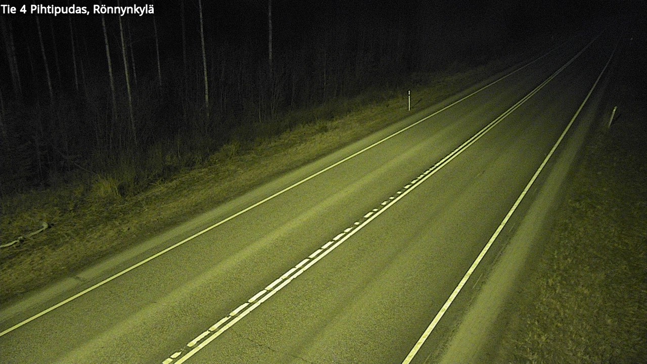 Weather Camera Image Väg 4 Pihtipudas, Rönnynkylä, Pihtipudas, Keski-Suomi