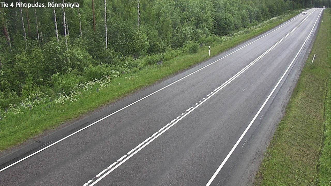 Weather Camera Image Road 4 Pihtipudas, Rönnynkylä, Pihtipudas, Keski-Suomi