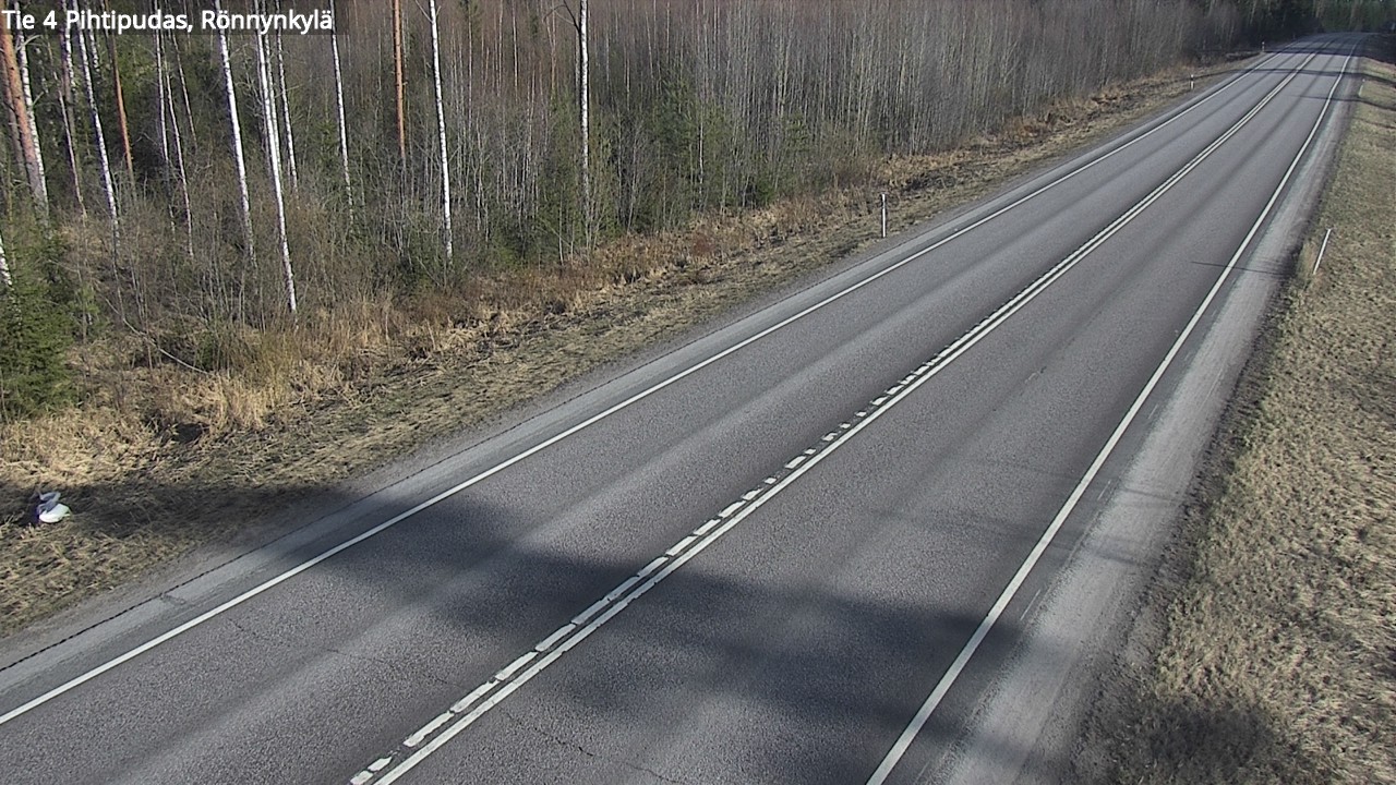 Weather Camera Image Väg 4 Pihtipudas, Rönnynkylä, Pihtipudas, Keski-Suomi