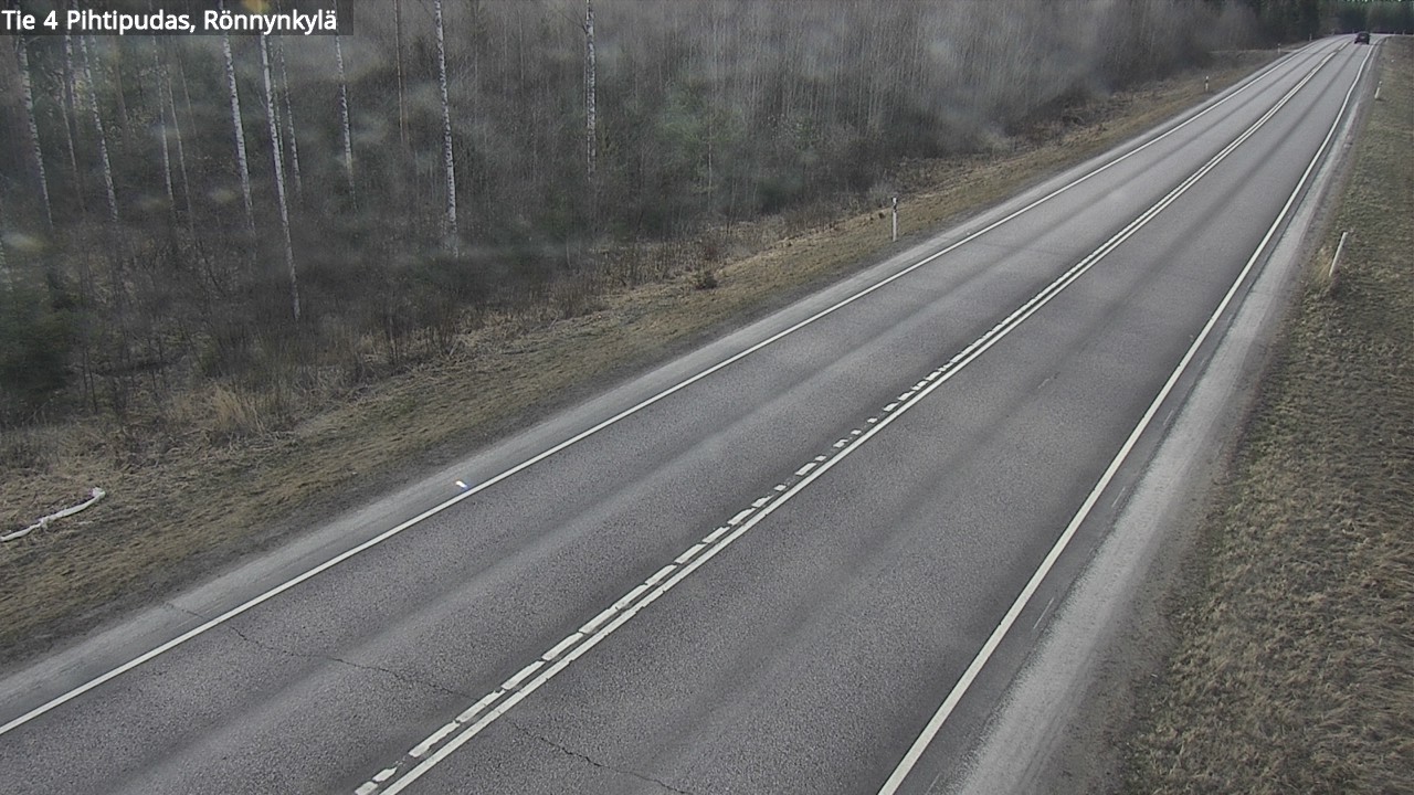 Weather Camera Image Road 4 Pihtipudas, Rönnynkylä, Pihtipudas, Keski-Suomi