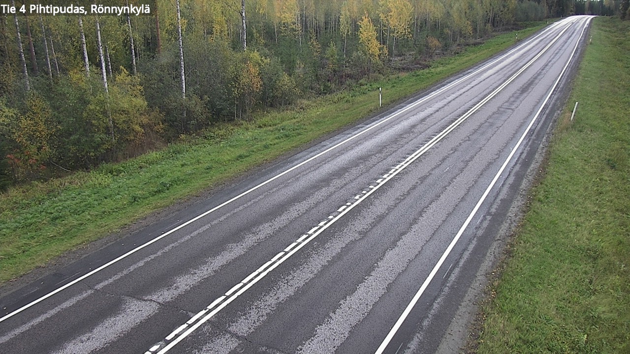 Weather Camera Image Road 4 Pihtipudas, Rönnynkylä, Pihtipudas, Keski-Suomi