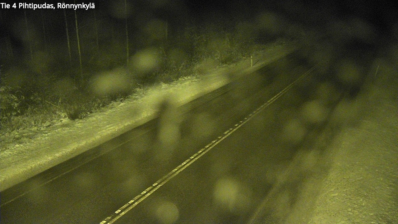 Weather Camera Image Väg 4 Pihtipudas, Rönnynkylä, Pihtipudas, Keski-Suomi