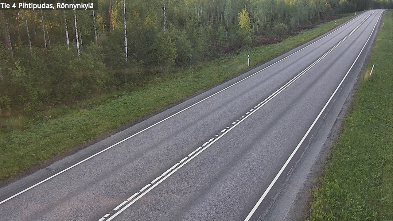 Weather Camera Image Road 4 Pihtipudas, Rönnynkylä, Pihtipudas, Keski-Suomi