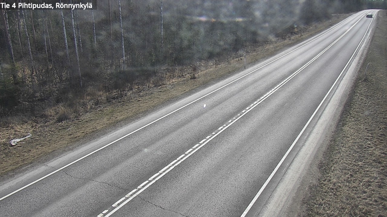 Weather Camera Image Väg 4 Pihtipudas, Rönnynkylä, Pihtipudas, Keski-Suomi